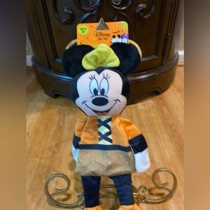 Fetch Brand New Minnie Mouse Clinker and Squeaker Halloween Dog Toy.